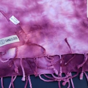 Tyedye purple sandcloud towel